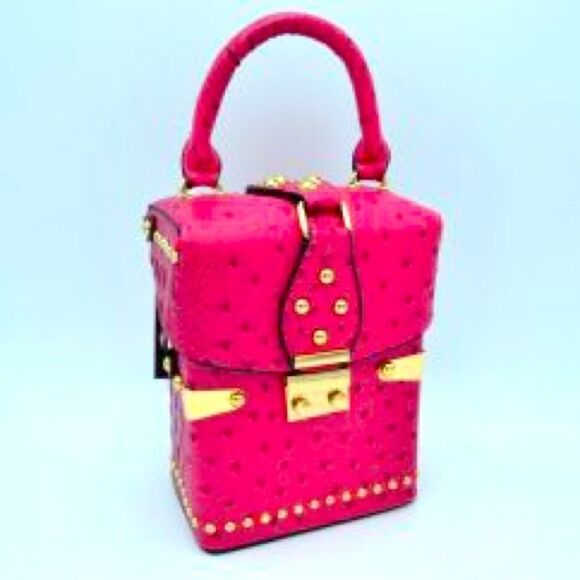 Leopard Boxy Mini Satchel Crossbody Bag - Picture 1 of 6
